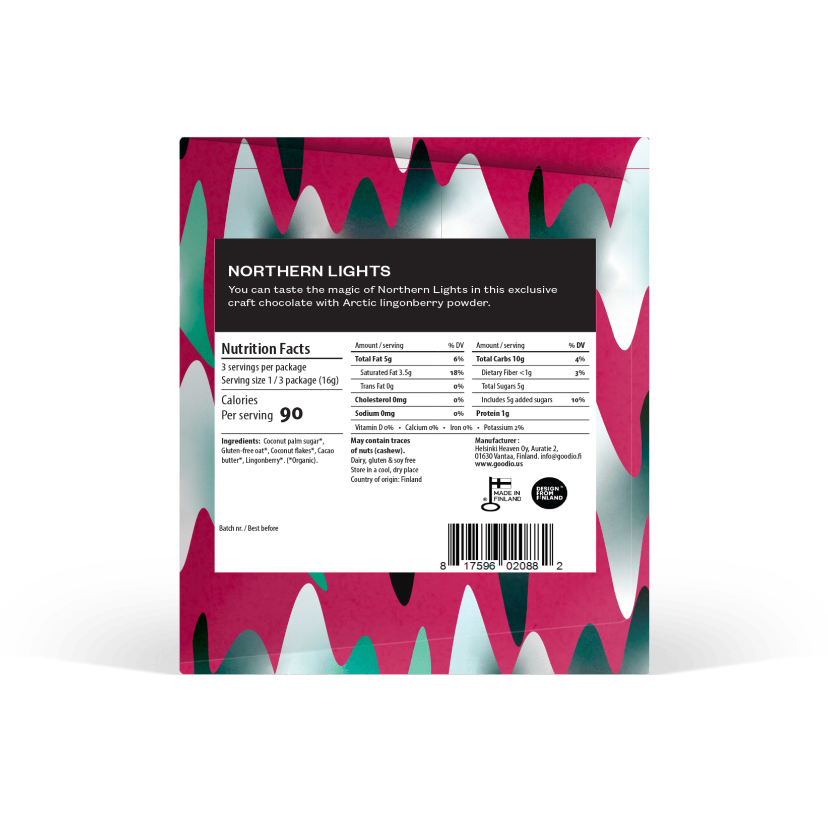 Northern Lights White Chocolate Bar - DIGS