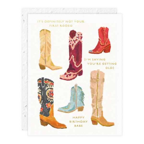 Not Your 1st Rodeo Birthday Card - DIGS