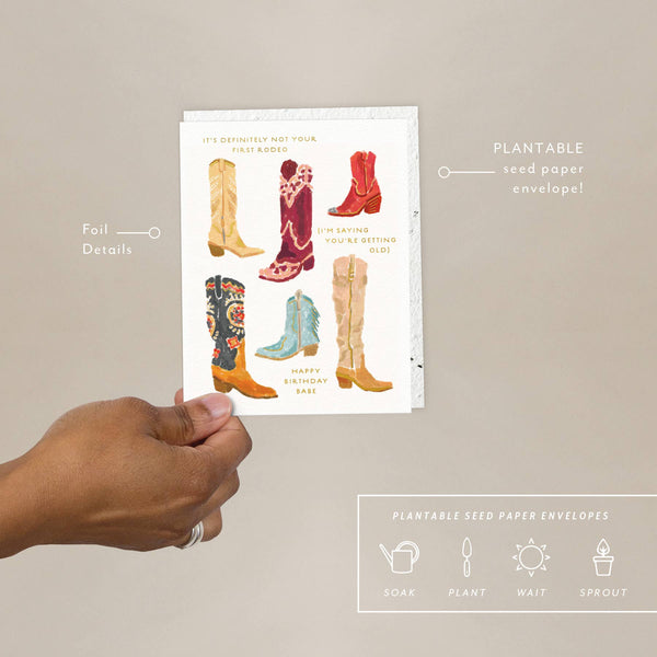 Not Your 1st Rodeo Birthday Card - DIGS