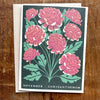 November Month Flowers Card - DIGS