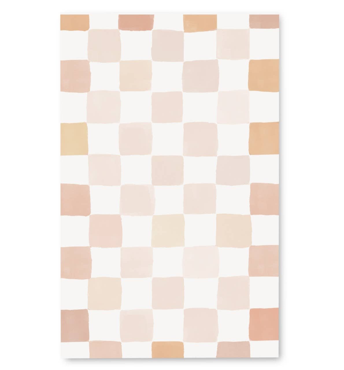 Nude Tones Checks Notepad - DIGS