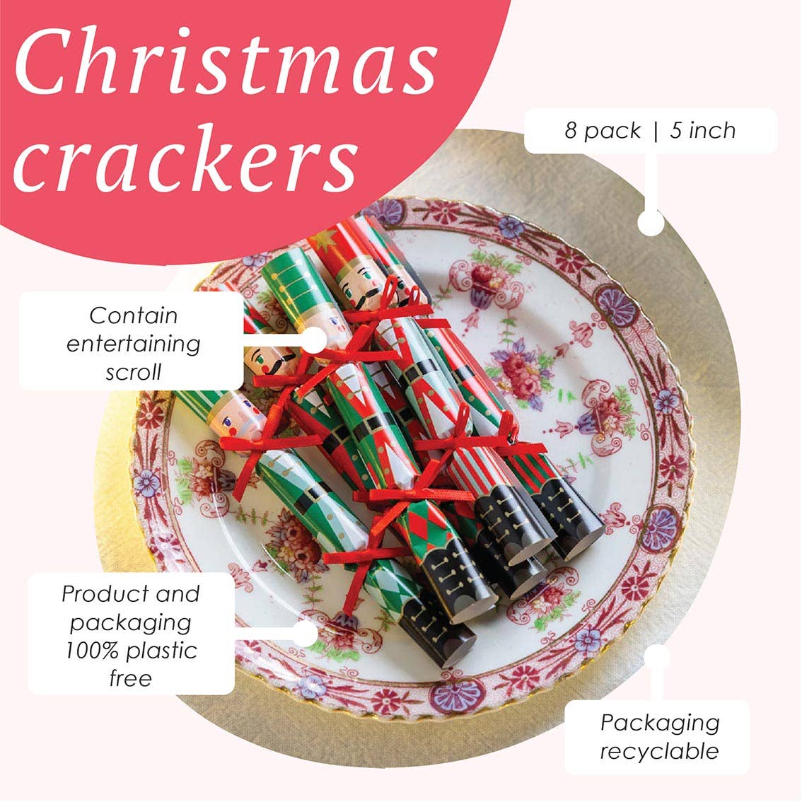 Nutcracker Saucer Crackers - DIGS