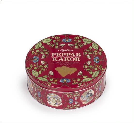 Nyakers Swedish Gingersnaps in Red Tin - DIGS