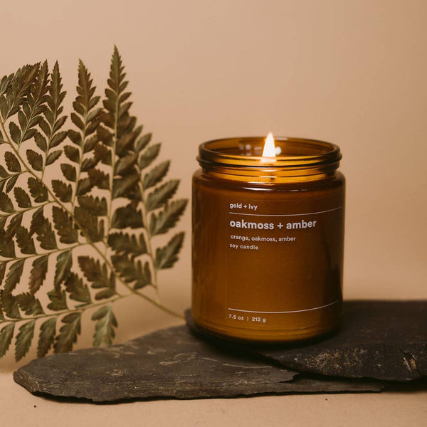 Oakmoss + Amber Mini Candle - DIGS