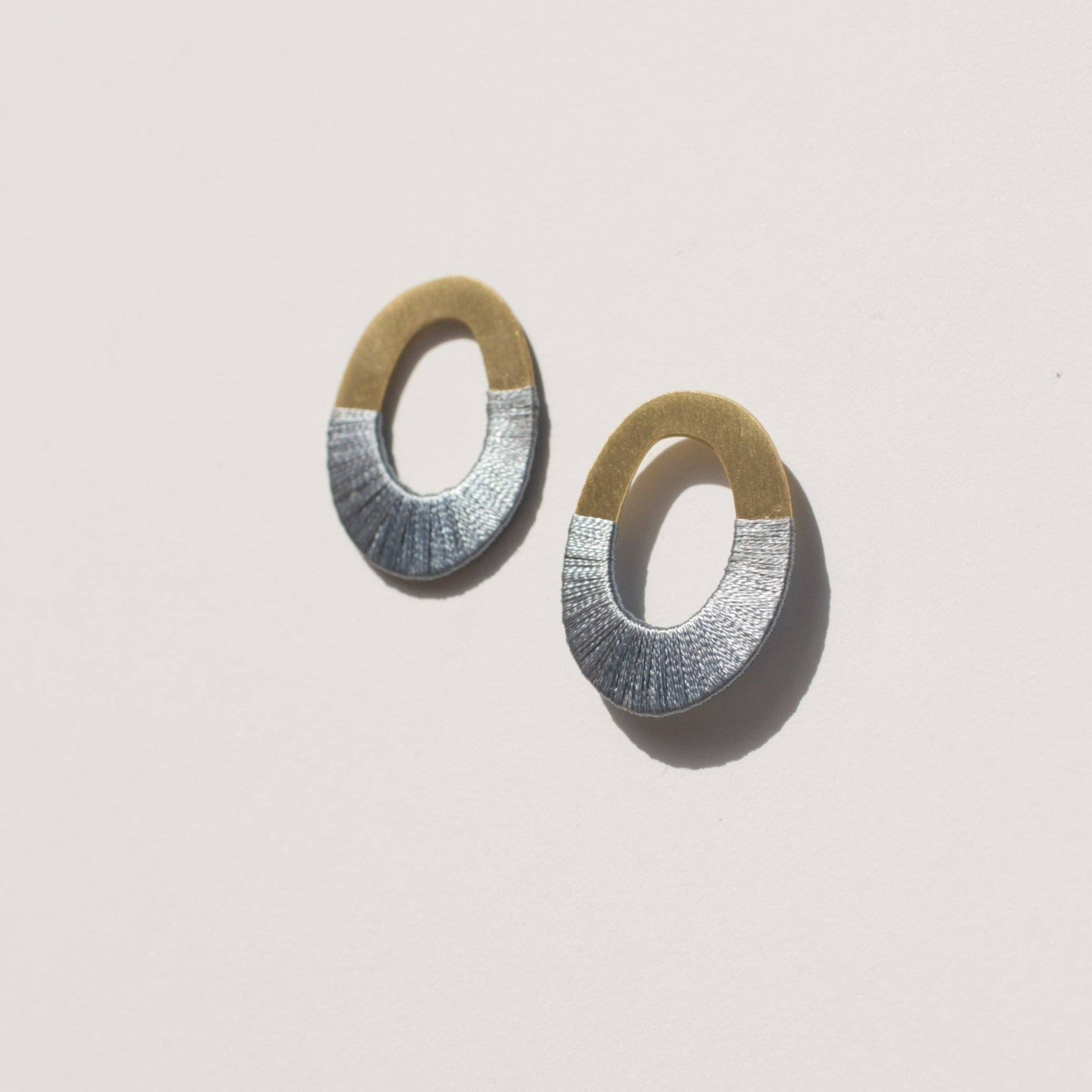 Oblong Oval Earrings - DIGS