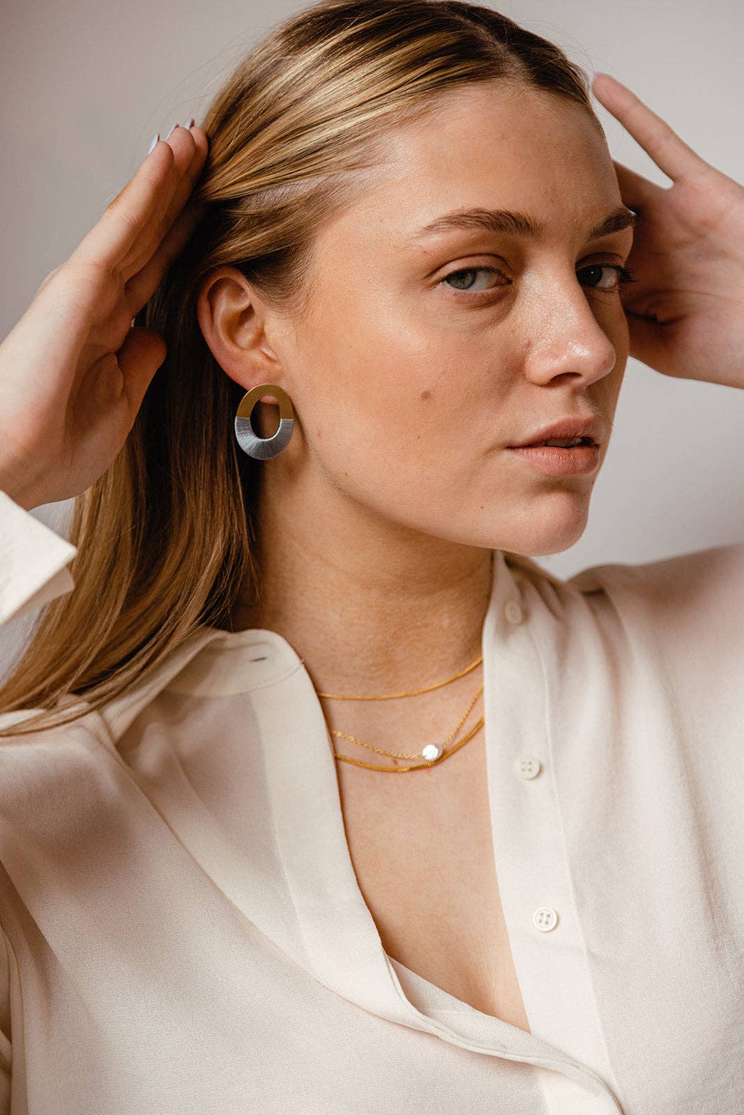 Oblong Oval Earrings - DIGS