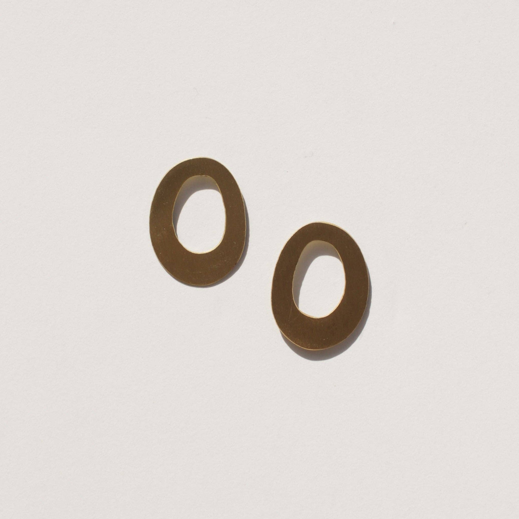 Oblong Oval Earrings - DIGS