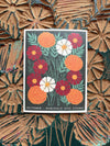 October Month Flowers Card - DIGS