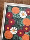 October Month Flowers Card - DIGS
