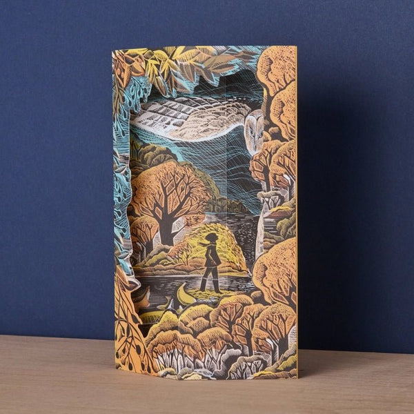 October Owl Die-Cut Card - DIGS