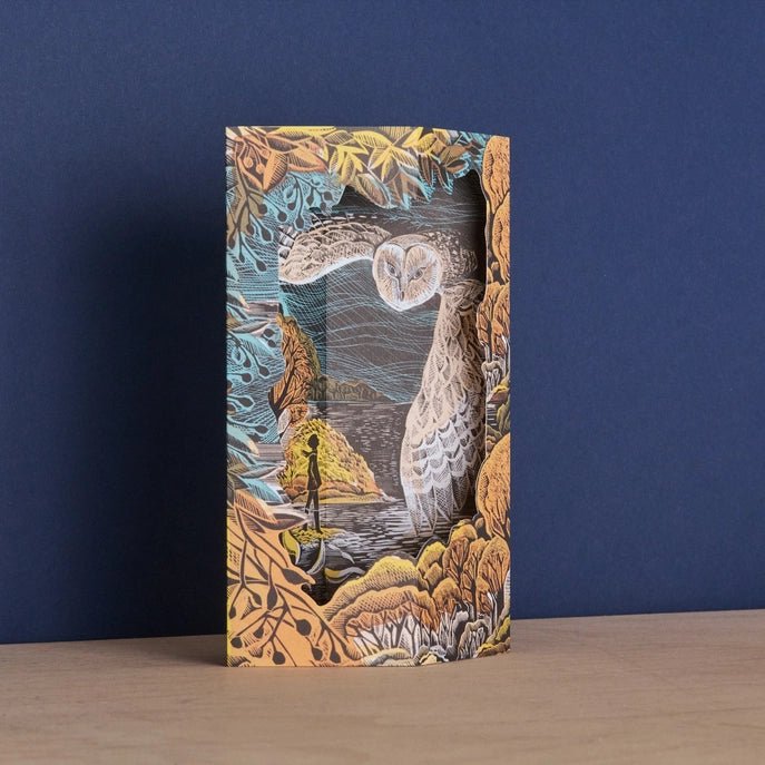 October Owl Die-Cut Card - DIGS
