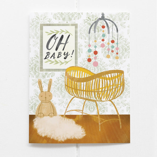 Oh Baby Nursery Baby Card - DIGS