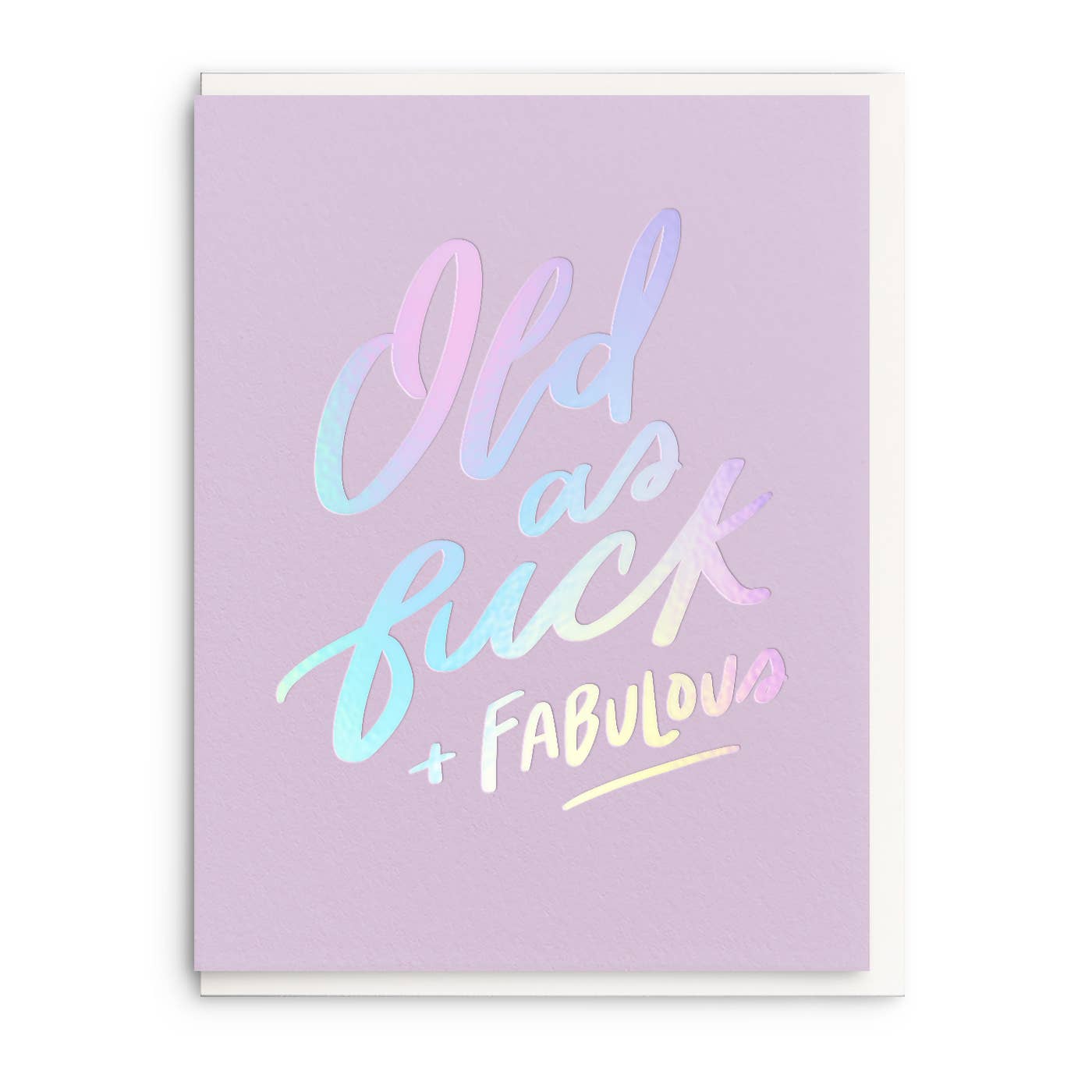 Old AF Foil Birthday Card - DIGS