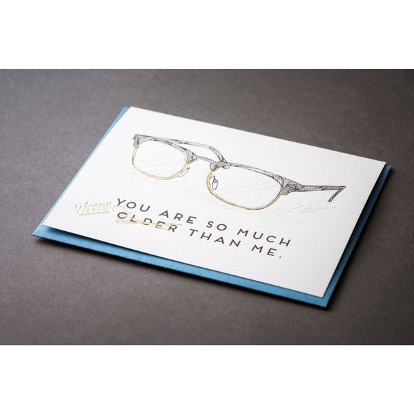 Older and Wiser Birthday Card - DIGS