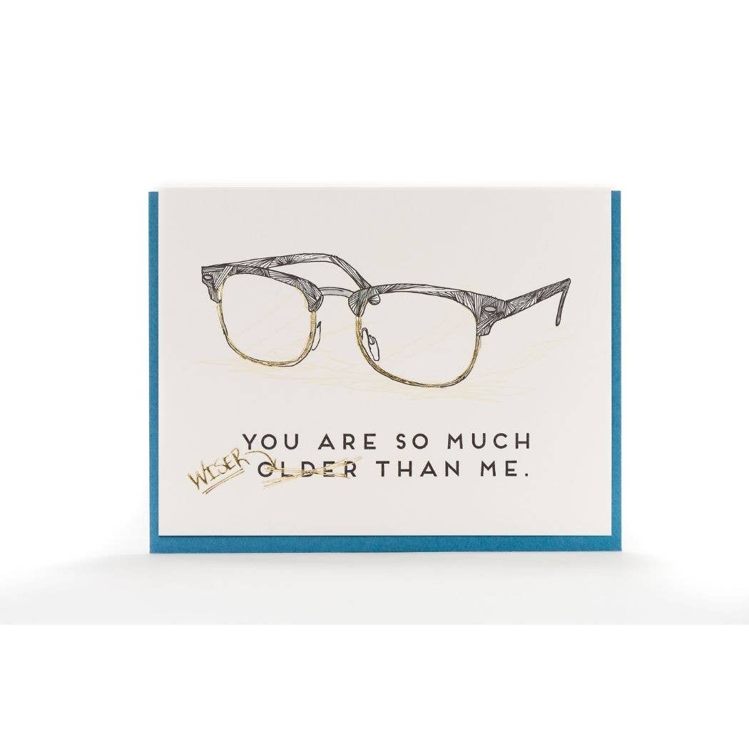 Older and Wiser Birthday Card - DIGS