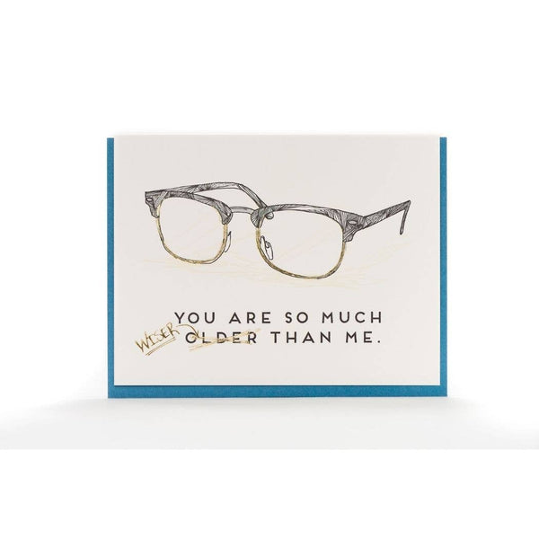 Older and Wiser Birthday Card - DIGS