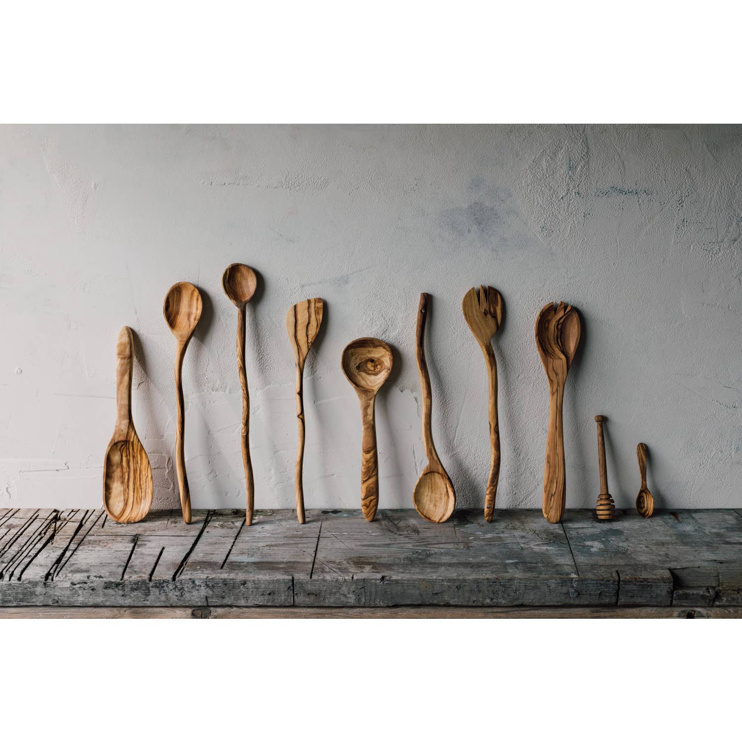 Olive Wood Corner Spatula - DIGS