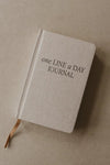 One Line A Day Fabric Journal - Tan - DIGS