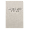 One Line A Day Fabric Journal - Tan - DIGS