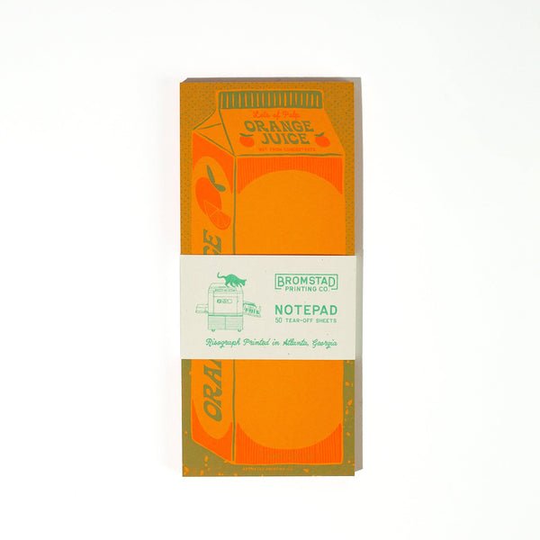 Orange Juice Risograph Notepad - DIGS