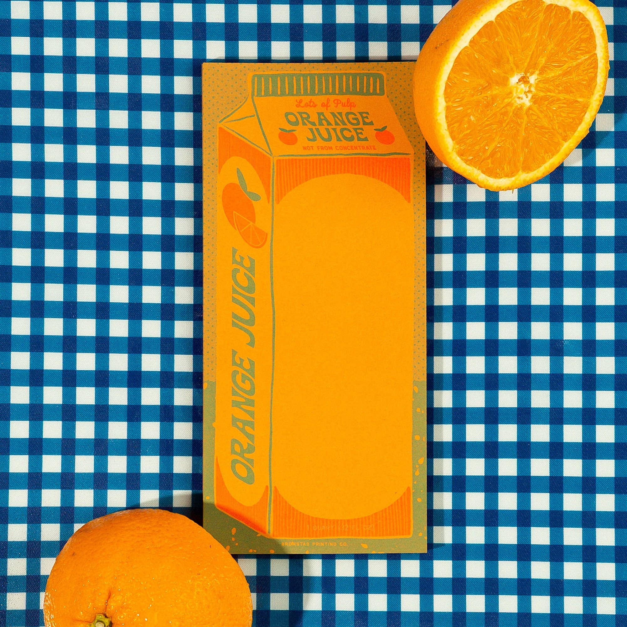 Orange Juice Risograph Notepad - DIGS