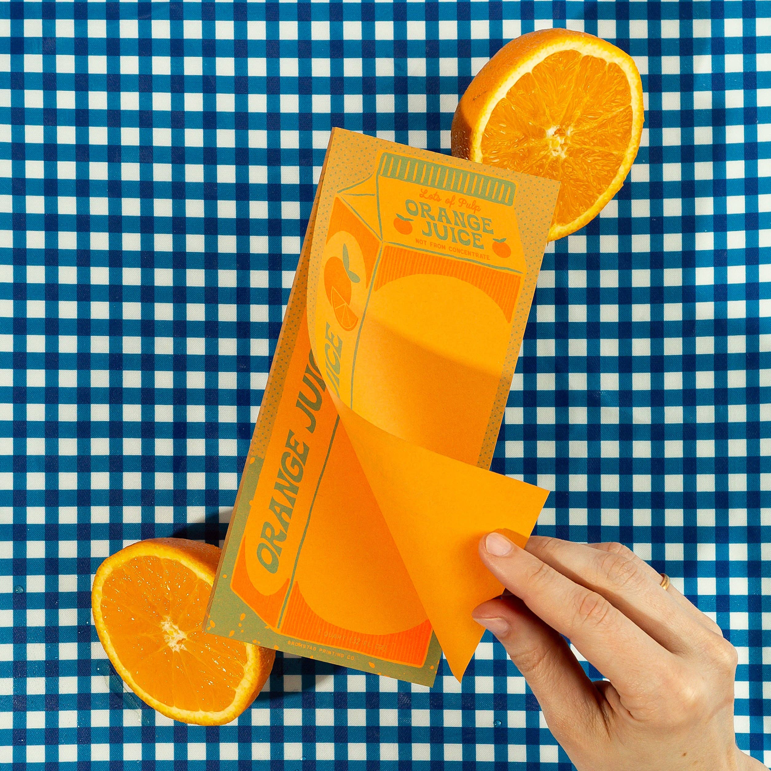 Orange Juice Risograph Notepad - DIGS