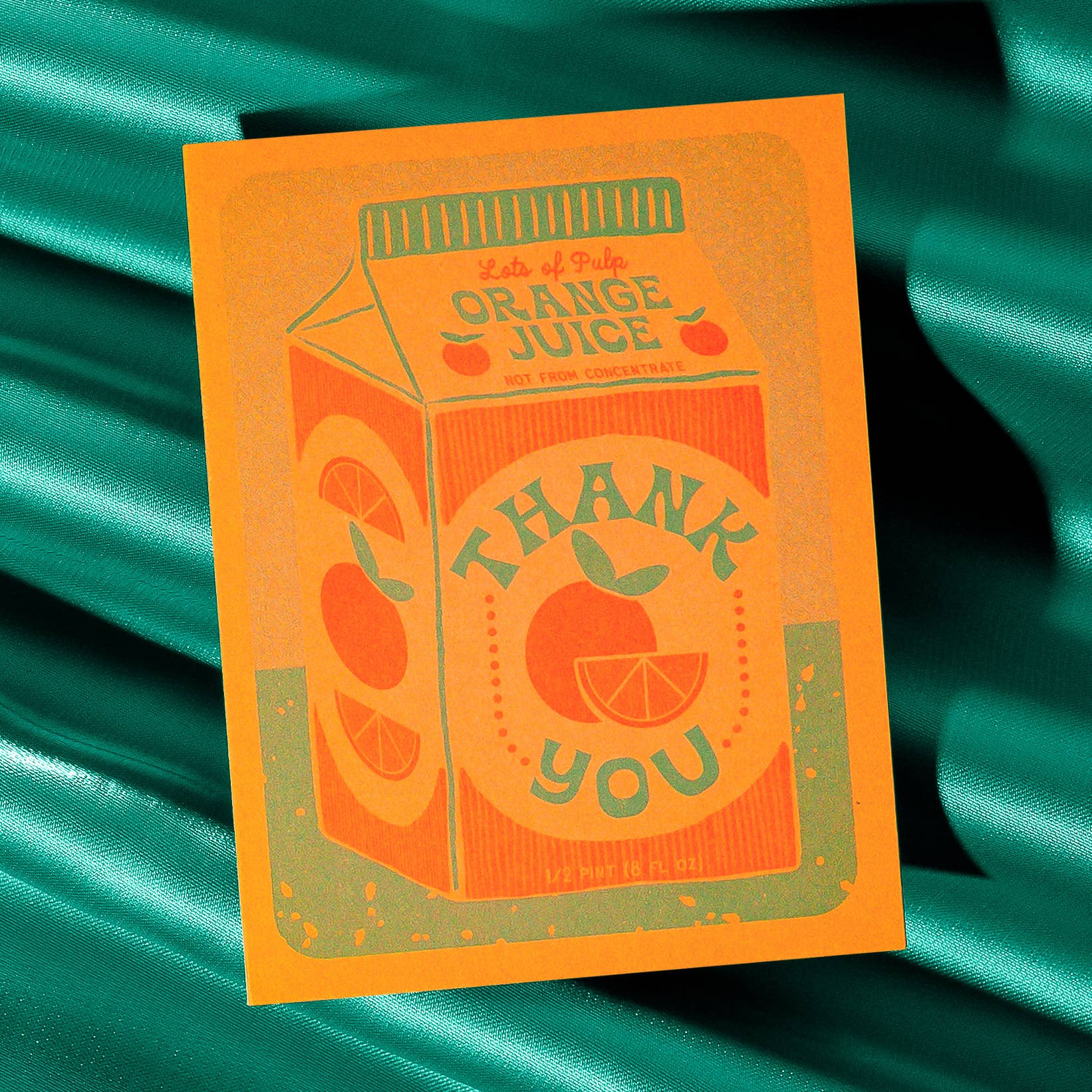 Orange Juice Thank You Card - DIGS