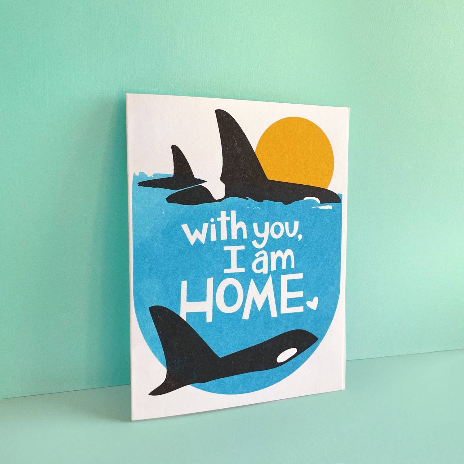 Orca Home Love Card - DIGS