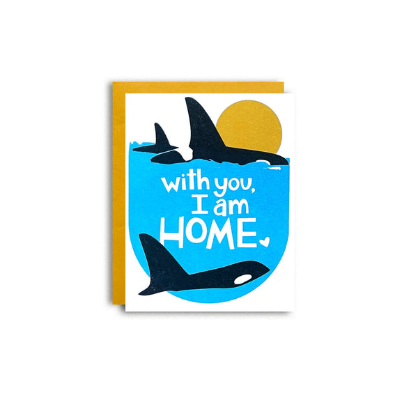 Orca Home Love Card - DIGS