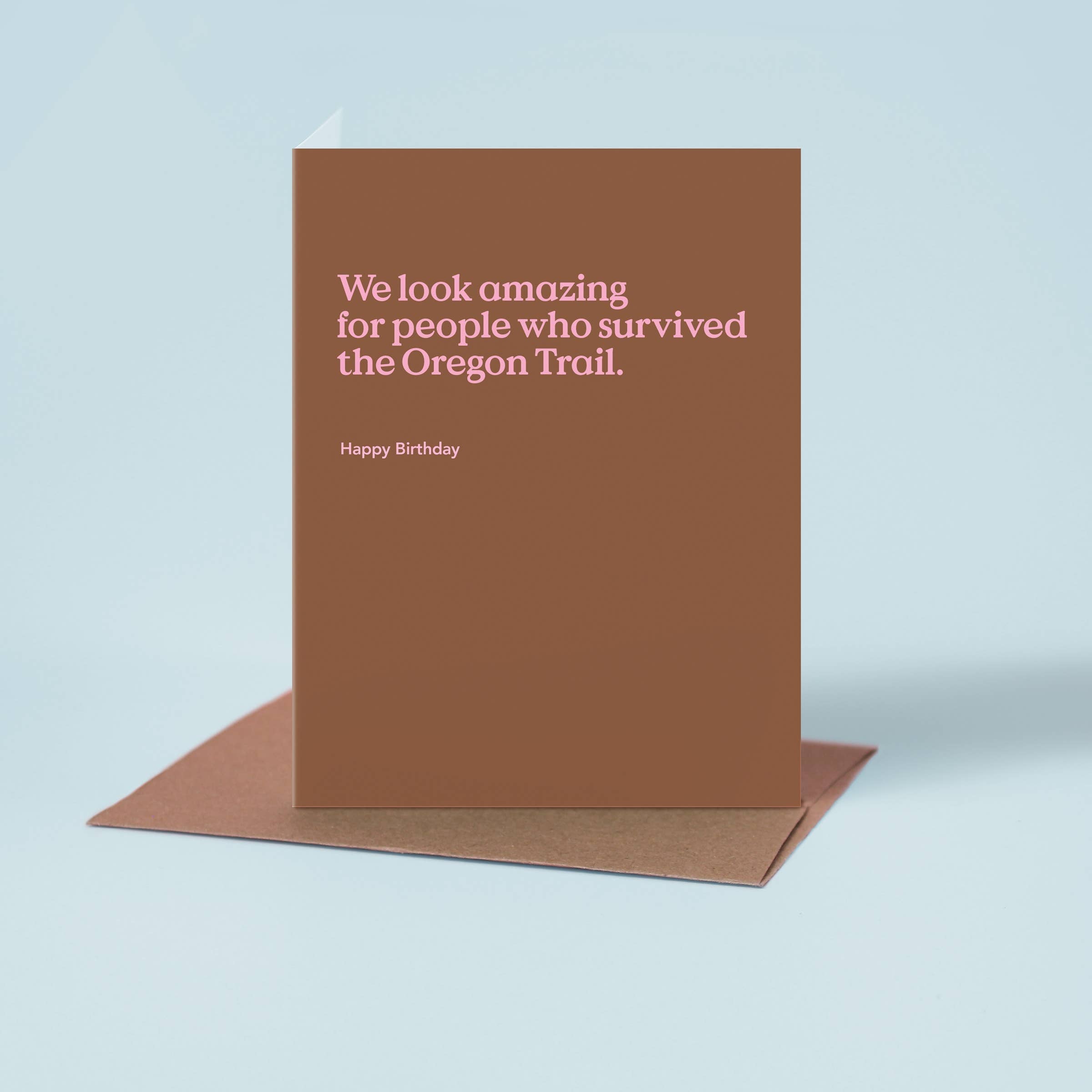 Oregon Trail Birthday Card - DIGS