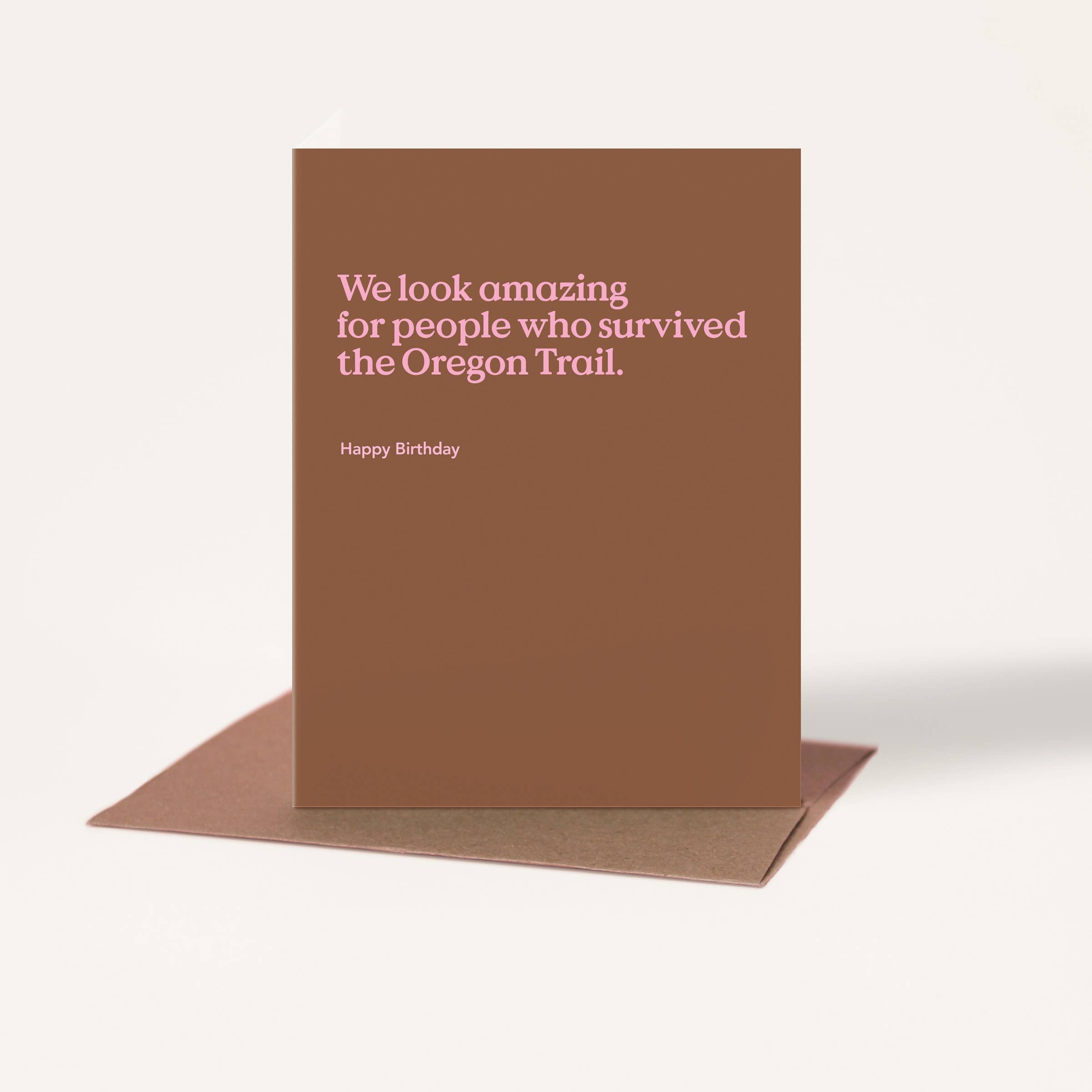 Oregon Trail Birthday Card - DIGS