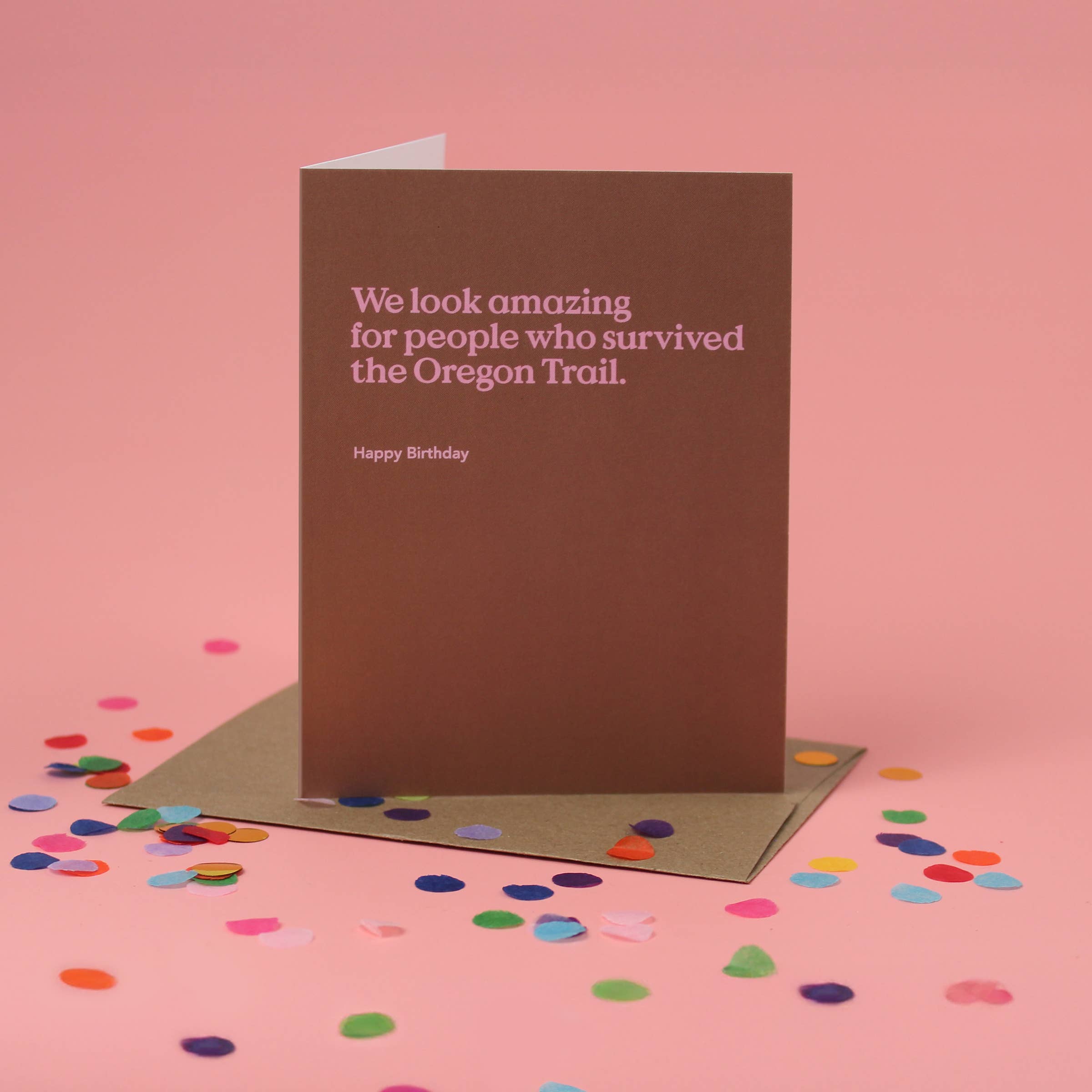 Oregon Trail Birthday Card - DIGS