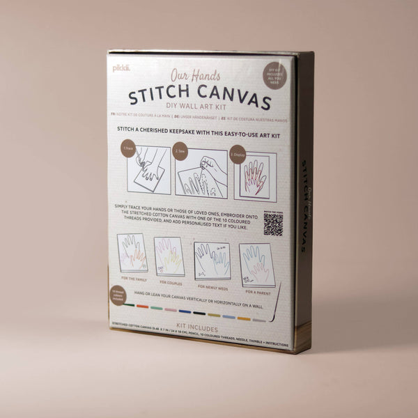 Our Hands Stitch Canvas Wall Art - DIGS