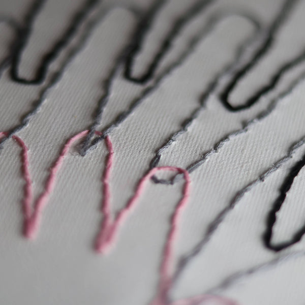 Our Hands Stitch Canvas Wall Art - DIGS