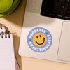 Overstimulated Smiley Sticker - DIGS