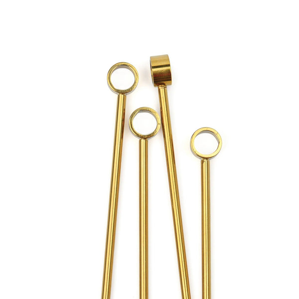 Owen Gold Cocktail Picks, Set Of 4 - DIGS
