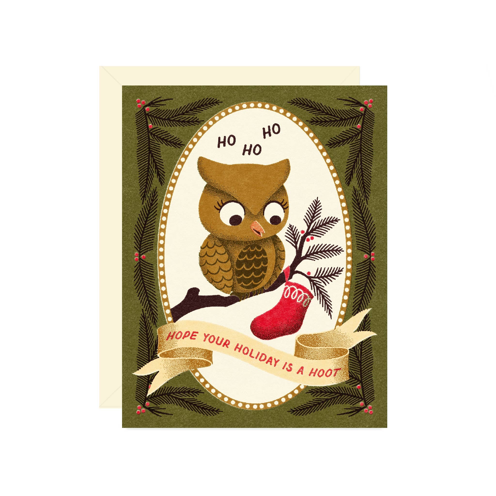 Owl Hoot Holiday Card - DIGS