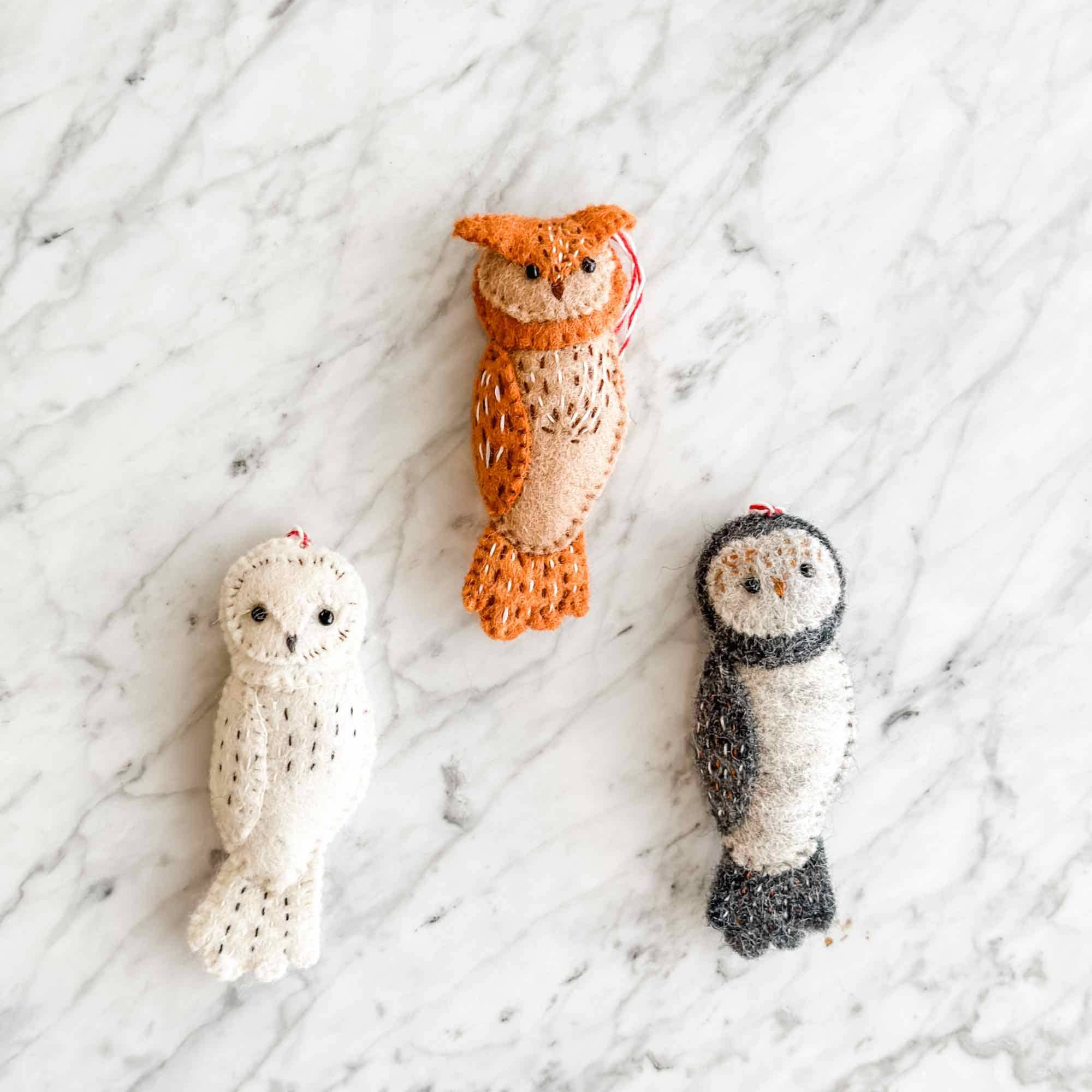 Owl Ornaments - DIGS