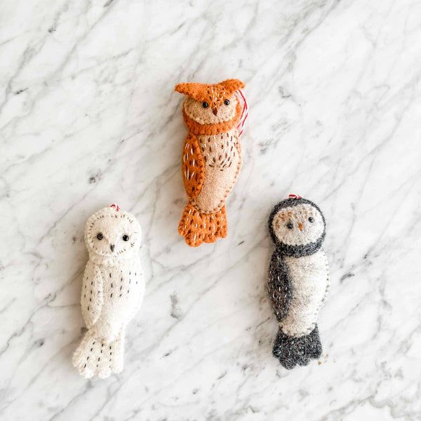 Owl Ornaments - DIGS