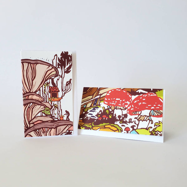Oyster Mushroom Mini Note Card - DIGS