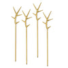Ozzy Gold Bloody Mary Picks, Set Of 4 - DIGS