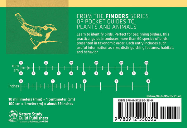Pacific Coast Bird Finder Pocket Guide - DIGS