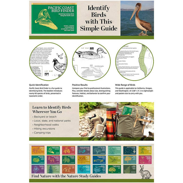 Pacific Coast Bird Finder Pocket Guide - DIGS