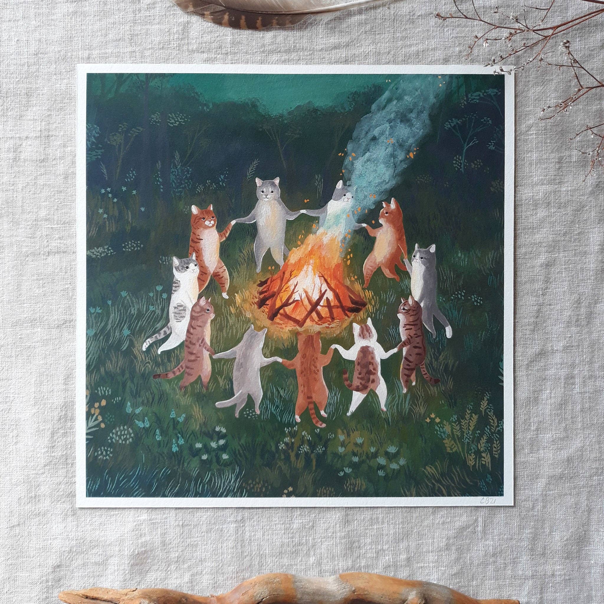 Pagan Cats Print - DIGS