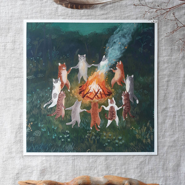 Pagan Cats Print - DIGS