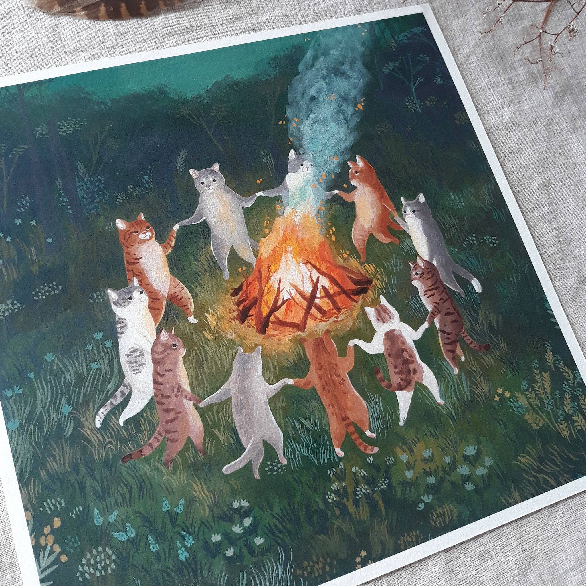 Pagan Cats Print - DIGS