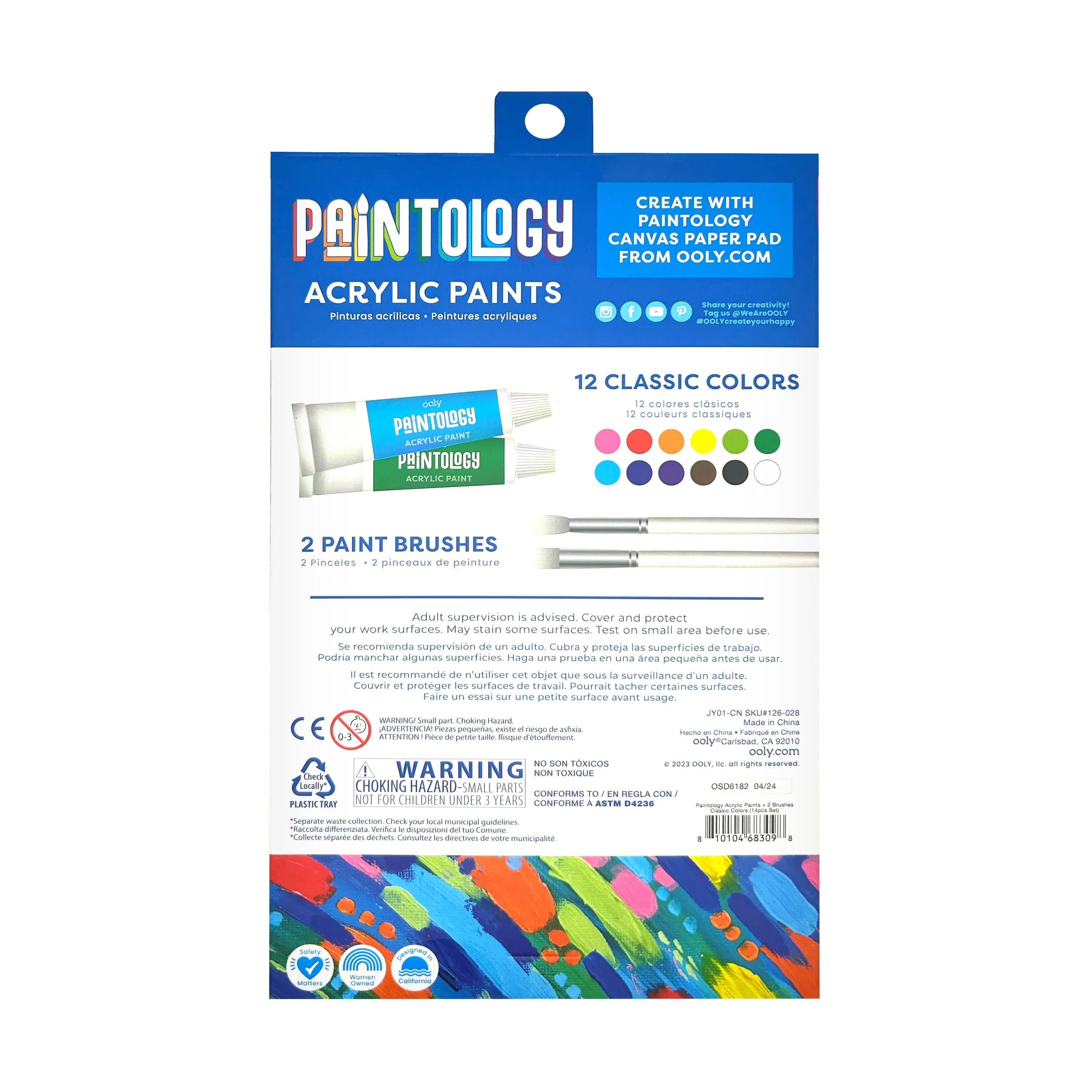 Paintology Acrylic Paints: 14 Piece Set - DIGS