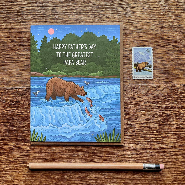 Papa Bear Father's Day Card - DIGS