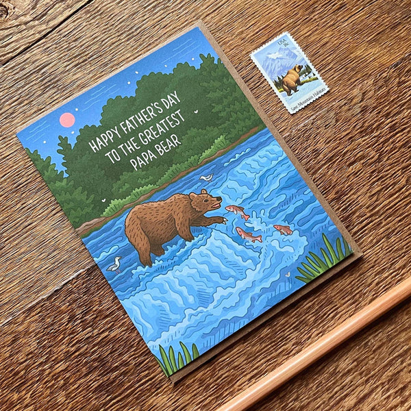 Papa Bear Father's Day Card - DIGS