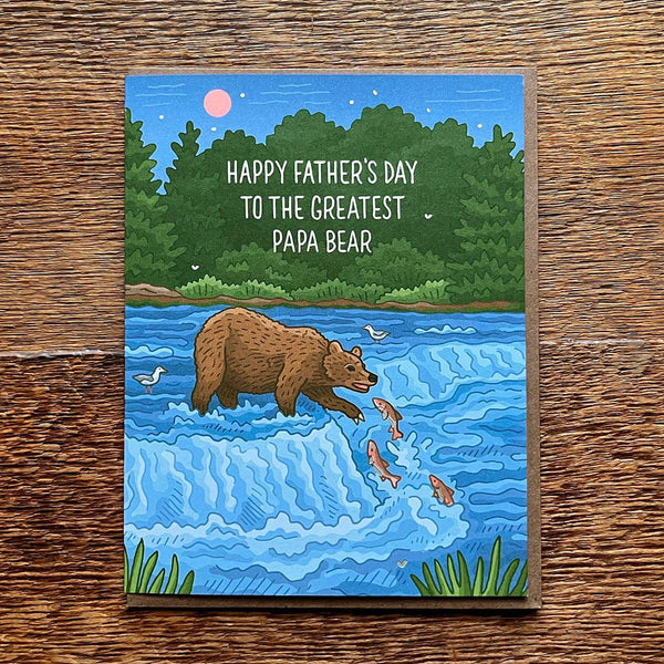 Papa Bear Father's Day Card - DIGS